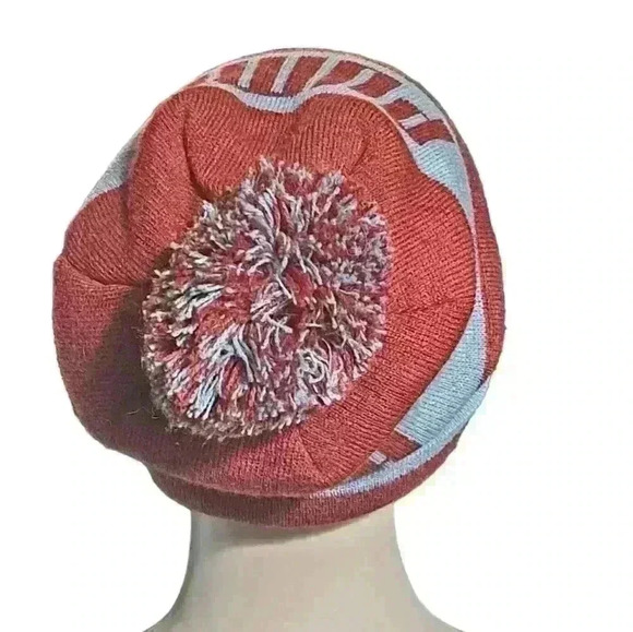 Puma Red Beanie with Pompom - Picture 3 of 8